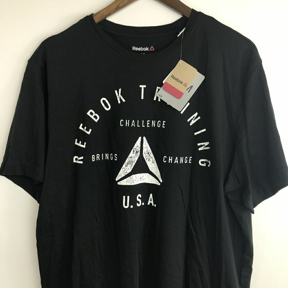 Reebok Stamp Graphic Tee Mens Fitness & Training - Picture 4 of 7